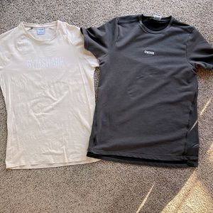 2 XL men’s gym shark shirts. Selling together. Great condition.